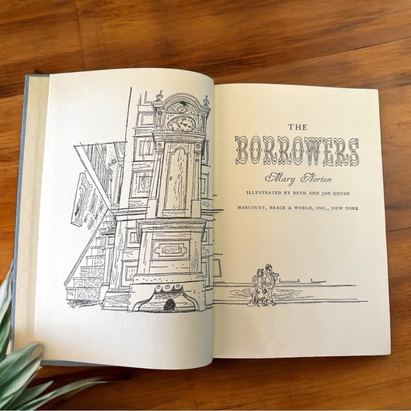 VINTAGE 1953 The Borrowers by Mary Norton - Illustrated by Beth and Joe Krush - Picture 8 of 14